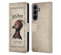 Head Case Designs Officially Licensed Harry Potter Fawkes Phoenix Creature Chamber Of Secrets II Leather Wallet Case Compatible With Samsung Galaxy S26 Plus