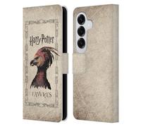 Head Case Designs Officially Licensed Harry Potter Fawkes Phoenix Creature Chamber Of Secrets II Leather Wallet Case Compatible With Samsung Galaxy S26