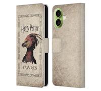 Head Case Designs Officially Licensed Harry Potter Fawkes Phoenix Creature Chamber Of Secrets II Leather Wallet Case Compatible With Apple iPhone 17