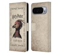 Head Case Designs Officially Licensed Harry Potter Fawkes Phoenix Creature Chamber Of Secrets II Leather Wallet Case Compatible With Google Pixel 10 Pro XL