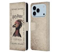 Head Case Designs Officially Licensed Harry Potter Fawkes Phoenix Creature Chamber Of Secrets II Leather Wallet Case Compatible With Apple iPhone 17 Pro