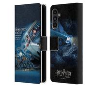 Head Case Designs Officially Licensed Harry Potter Flying Car Poster Chamber Of Secrets III Leather Wallet Case Compatible With Samsung Galaxy A13 5G (2021)
