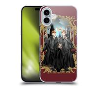 Head Case Designs Officially Licensed Harry Potter Fred and George Weasley 25th Anniversary Anime Hard Back Case Compatible With Apple iPhone 16 Plus