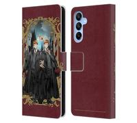 Head Case Designs Officially Licensed Harry Potter Fred and George Weasley 25th Anniversary Anime Leather Wallet Case Compatible With Samsung Galaxy A16 5G