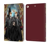 Head Case Designs Officially Licensed Harry Potter Fred and George Weasley 25th Anniversary Anime Leather Wallet Case Compatible With Apple iPad 9.7 2017 / iPad 9.7 2018