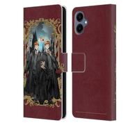 Head Case Designs Officially Licensed Harry Potter Fred and George Weasley 25th Anniversary Anime Leather Wallet Case Compatible With Samsung Galaxy A06 4G / 5G