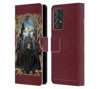 Head Case Designs Officially Licensed Harry Potter Fred and George Weasley 25th Anniversary Anime Leather Wallet Case Compatible With Galaxy A52 / A52s / 5G (2021)