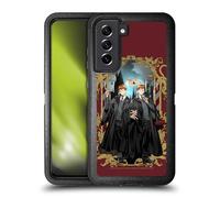 Head Case Designs Officially Licensed Harry Potter Fred and George Weasley 25th Anniversary Anime Ultra-Armoured Shockproof Case [Military Grade Protection] Compatible With Samsung Galaxy S21 FE 5G
