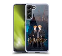Head Case Designs Officially Licensed Harry Potter Fred and George Weasley Anime Celebration Gel Case [Military Grade Protection] Compatible with Samsung Galaxy S22+ 5G and Compatible with MagSafe