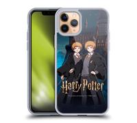 Head Case Designs Officially Licensed Harry Potter Fred and George Weasley Anime Celebration Gel Case [Military Grade Protection] Compatible with Apple iPhone 11 Pro and Compatible with MagSafe