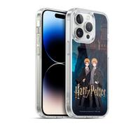 Head Case Designs Officially Licensed Harry Potter Fred and George Weasley Anime Celebration Gel Case [Military Grade Protection] Compatible with Apple iPhone 14 Pro and Compatible with MagSafe
