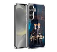 Head Case Designs Officially Licensed Harry Potter Fred and George Weasley Anime Celebration Gel Case [Military Grade Protection] Compatible with Samsung Galaxy S24 5G and Compatible with MagSafe