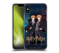 Head Case Designs Officially Licensed Harry Potter Fred and George Weasley Anime Celebration Hard Back Case Compatible With Apple iPhone X/iPhone XS