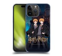 Head Case Designs Officially Licensed Harry Potter Fred and George Weasley Anime Celebration Hard Back Case Compatible With Apple iPhone 15 Pro Max