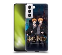 Head Case Designs Officially Licensed Harry Potter Fred and George Weasley Anime Celebration Hard Back Case Compatible With Samsung Galaxy S21 5G