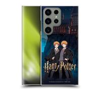 Head Case Designs Officially Licensed Harry Potter Fred and George Weasley Anime Celebration Hard Back Case Compatible With Samsung Galaxy S23 Ultra 5G