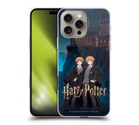 Head Case Designs Officially Licensed Harry Potter Fred and George Weasley Anime Celebration Hard Back Case Compatible With Apple iPhone 16 Pro Max