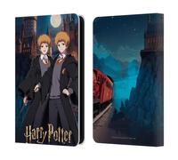 Head Case Designs Officially Licensed Harry Potter Fred and George Weasley Anime Celebration Leather Wallet Case Compatible With Kindle Paperwhite 5 (2021)