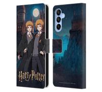 Head Case Designs Officially Licensed Harry Potter Fred and George Weasley Anime Celebration Leather Wallet Case Compatible With Samsung Galaxy A16 5G