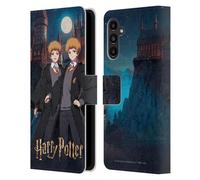 Head Case Designs Officially Licensed Harry Potter Fred and George Weasley Anime Celebration Leather Wallet Case Compatible With Samsung Galaxy A13 5G (2021)