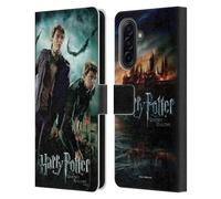 Head Case Designs Officially Licensed Harry Potter Fred & George Weasley Deathly Hallows VIII Leather Wallet Case Compatible With Samsung Galaxy A17 4G / 5G