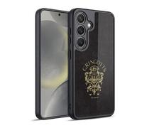 Head Case Designs Officially Licensed Harry Potter Gringotts Crest Sorcerer's Stone I Gel Armour Case [Military Grade Protection] Compatible With Samsung Galaxy S24 5G