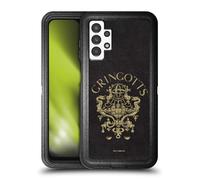 Head Case Designs Officially Licensed Harry Potter Gringotts Crest Sorcerer's Stone I Ultra-Armoured Shockproof Case [Military Grade Protection] Compatible With Samsung Galaxy A13 (2022)