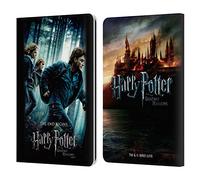 Head Case Designs Officially Licensed Harry Potter Group Deathly Hallows VII Leather Wallet Case Compatible With Kindle Paperwhite 1/2 / 3