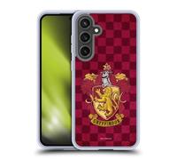 Head Case Designs Officially Licensed Harry Potter Gryffindor Crest 2 Sorcerer's Stone I Gel Case [Military Grade Protection] Compatible with Samsung Galaxy S24 FE and Compatible with MagSafe