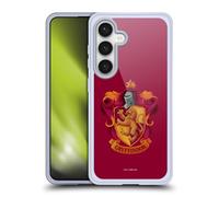 Head Case Designs Officially Licensed Harry Potter Gryffindor Crest Chamber Of Secrets I Gel Case [Military Grade Protection] Compatible with Samsung Galaxy S24 5G and Compatible with MagSafe