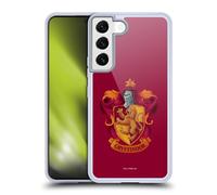 Head Case Designs Officially Licensed Harry Potter Gryffindor Crest Chamber Of Secrets I Gel Case [Military Grade Protection] Compatible With Samsung Galaxy S22 5G