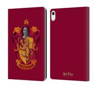 Head Case Designs Officially Licensed Harry Potter Gryffindor Crest Chamber Of Secrets I Leather Wallet Case Compatible With Apple iPad 10.9 2022/2025
