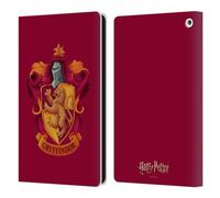 Head Case Designs Officially Licensed Harry Potter Gryffindor Crest Chamber Of Secrets I Leather Wallet Case Compatible With Fire HD 8/Fire HD 8 Plus 2020