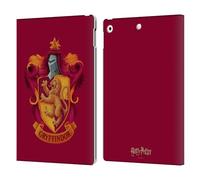 Head Case Designs Officially Licensed Harry Potter Gryffindor Crest Chamber Of Secrets I Leather Wallet Case Compatible With Apple iPad 10.2 2019/2020/2021