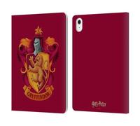 Head Case Designs Officially Licensed Harry Potter Gryffindor Crest Chamber Of Secrets I Leather Wallet Case Compatible With Apple iPad Air 11 2020/2022/2024/2025