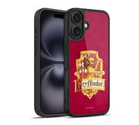 Head Case Designs Officially Licensed Harry Potter Gryffindor Crest Sorcerer's Stone I Gel Armour Case [Military Grade Protection] Compatible With Apple iPhone 16