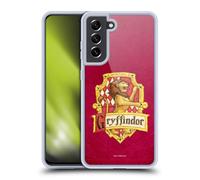 Head Case Designs Officially Licensed Harry Potter Gryffindor Crest Sorcerer's Stone I Gel Case [Military Grade Protection] Compatible with Samsung Galaxy S21 FE 5G and Compatible with MagSafe