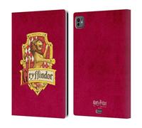 Head Case Designs Officially Licensed Harry Potter Gryffindor Crest Sorcerer's Stone I Leather Wallet Case Compatible With Apple iPad Pro 11 M4/M5 2024/2025