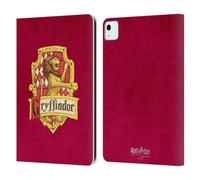 Head Case Designs Officially Licensed Harry Potter Gryffindor Crest Sorcerer's Stone I Leather Wallet Case Compatible With Apple iPad Air 11 2020/2022/2024/2025