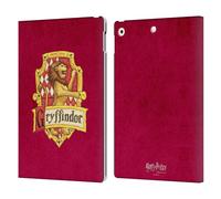 Head Case Designs Officially Licensed Harry Potter Gryffindor Crest Sorcerer's Stone I Leather Wallet Case Compatible With Apple iPad 10.2 2019/2020/2021