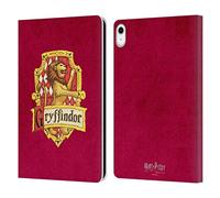Head Case Designs Officially Licensed Harry Potter Gryffindor Crest Sorcerer's Stone I Leather Wallet Case Compatible With Apple iPad 10.9 2022/2025
