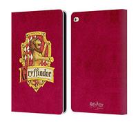 Head Case Designs Officially Licensed Harry Potter Gryffindor Crest Sorcerer's Stone I Leather Wallet Case Compatible With Apple iPad Air 2 (2014)