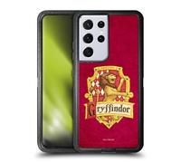 Head Case Designs Officially Licensed Harry Potter Gryffindor Crest Sorcerer's Stone I Ultra-Armoured Shockproof Case [Military Grade Protection] Compatible With Samsung Galaxy S21 Ultra 5G