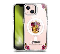 Head Case Designs Officially Licensed Harry Potter Gryffindor Houses Shockproof Bumper Case [Military Grade Protection] Compatible with Apple iPhone 13 and Compatible with MagSafe