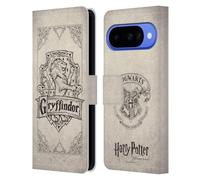 Head Case Designs Officially Licensed Harry Potter Gryffindor Parchment Sorcerer's Stone I Leather Wallet Case Compatible With Google Pixel 10