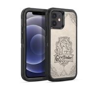 Head Case Designs Officially Licensed Harry Potter Gryffindor Parchment Sorcerer's Stone I Ultra-Armoured Shockproof Case [Military Grade Protection] Compatible With Apple iPhone 12 / iPhone 12 Pro