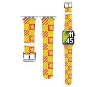 Head Case Designs Officially Licensed Harry Potter Gryffindor Sorcerer's Stone III Genuine Leather Watch Strap Compatible With Apple Watch 42/44/45/49mm