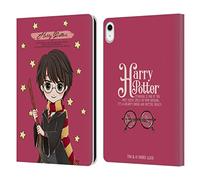 Head Case Designs Officially Licensed Harry Potter Harry Deathly Hallows XXXVII Leather Wallet Case Compatible With Apple iPad 10.9 2022/2025