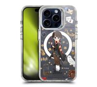 Head Case Designs Officially Licensed Harry Potter Harry Potter Magical Icons Shockproof Bumper Case [Military Grade Protection] Compatible with Apple iPhone 15 Pro and Compatible with MagSafe