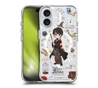 Head Case Designs Officially Licensed Harry Potter Harry Potter Magical Icons Shockproof Bumper Case [Military Grade Protection] Compatible with Apple iPhone 16 and Compatible with MagSafe